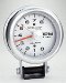 Sport-Comp Silver Tachometer 3.75 in. 8000 RPM For 4/6/8 Cyl. Eng. w/Points Electric And Most 12 Volt High Performance Racing Ignitions (3781, A483781)